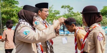 Wabup Gresik Dorong Pramuka Balongpanggang Jadi Generasi Cerdas di Era Digital