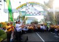 Ribuan Warga Antusias Ikuti Jalan Sehat Bersama Petrokimia Gresik