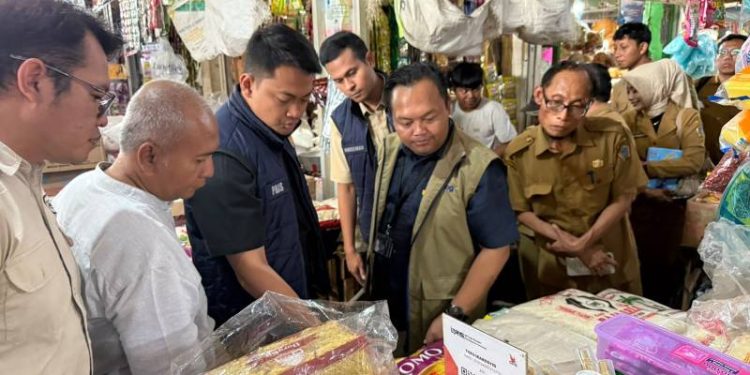 Sidak Pasar Baru Gresik, Satgas Pangan Polres Gresik: Beras Masih Stabil dan Stok Aman