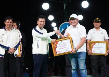 Konsisten Bina Atlet, Petrokimia Gresik Raih Penghargaan “JATIM SPORT1V”