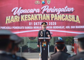 Kapolres Gresik Pimpin Upacara Hari Kesaktian Pancasila 2026, Teguhkan Nilai Persatuan
