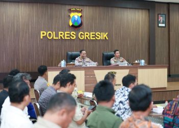 Tingkatkan Rasa Aman Masyarakat, Polres Gresik Gelar Lat Pra Operasi Sikat Curanmor