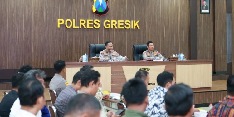 Tingkatkan Rasa Aman Masyarakat, Polres Gresik Gelar Lat Pra Operasi Sikat Curanmor