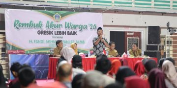 Rembuk Akur Warga 2026, Bupati Gresik Dorong Pemerataan Bansos melalui Portal Perlinsos Digital